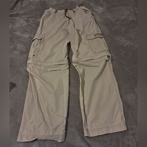 UnionBay Youth Boy Convertible Cargo Pants Adjustable Waist Size 16.